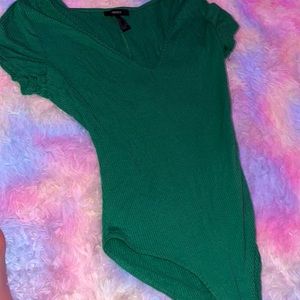 Green body suit